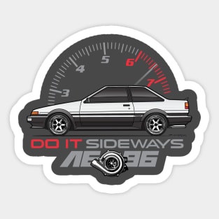 Coupe-sideways Sticker